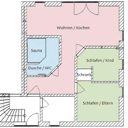4 Sterne Bernstein Mit Terrasse Und Sauna Appartement